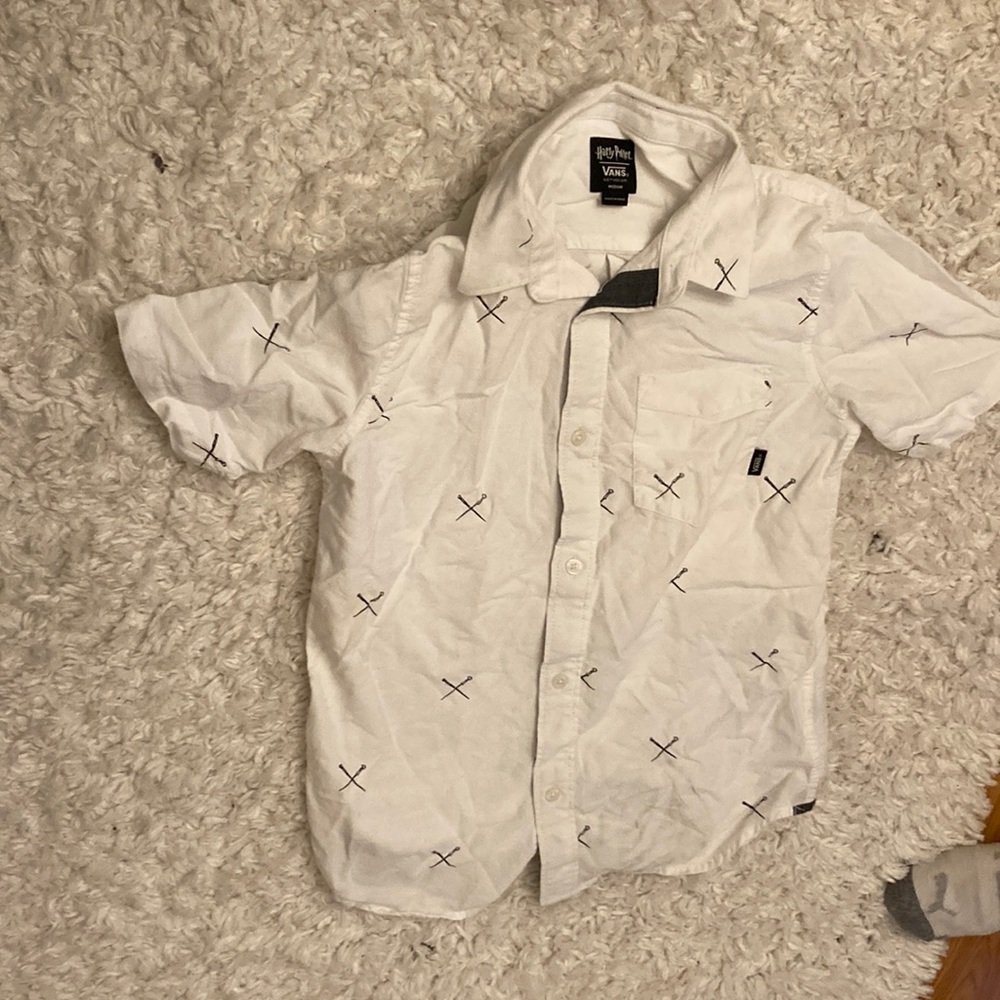 Harry potter vans button down